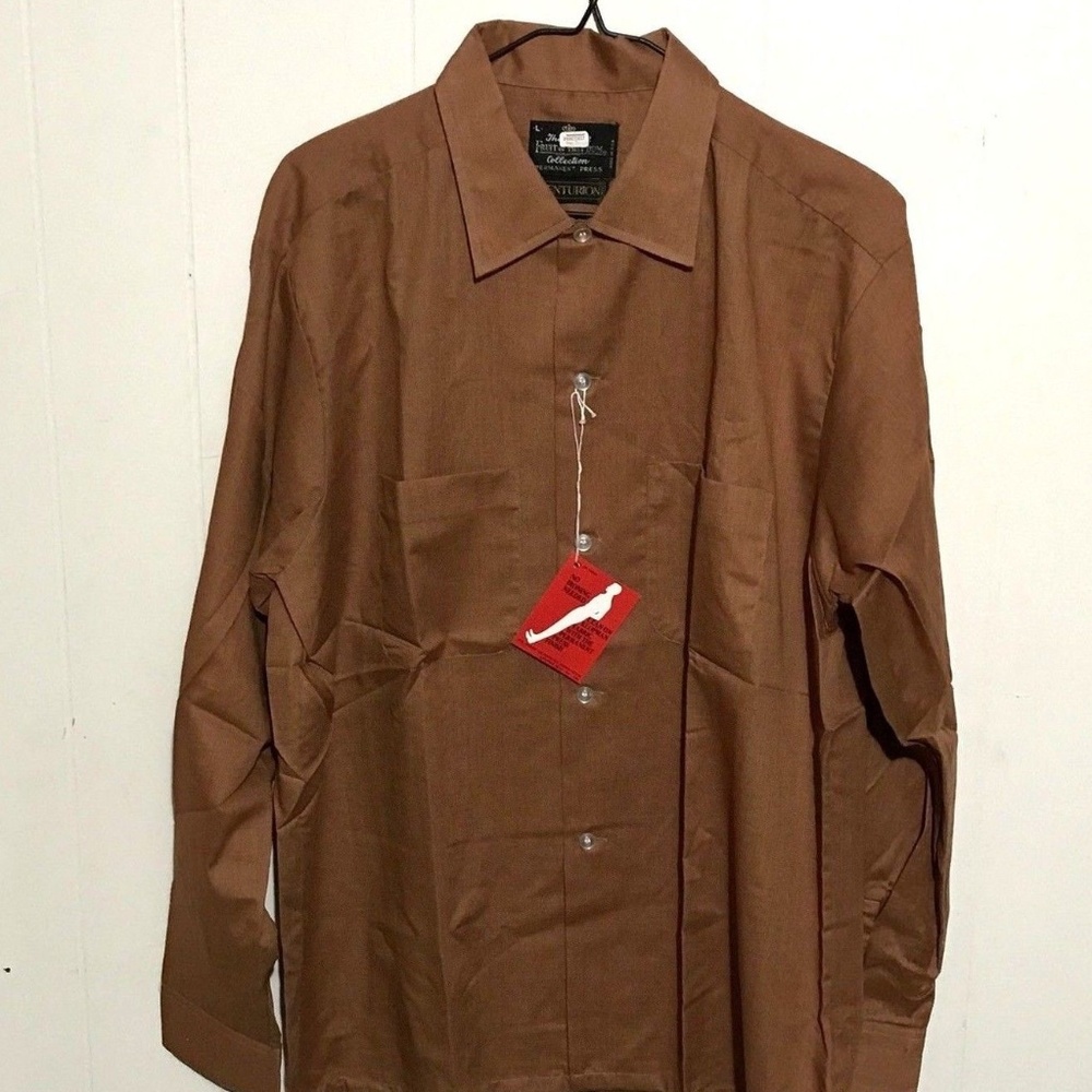 VTG 1960's Men's Fruit Of The Loom Shirt Sz L NWT